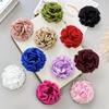 Flor grande de tela francesa retro para colgar, ramillete para el cabello, accesorios para ropa, zapatos, sombreros y bolsos, 12 cm