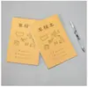 Cuaderno de Bocetos de 32 Páginas Encuadernado en Cuero al por Mayor, Papel de Rascado de Cuero Blanco, Papel Blanco, Papel de Dibujo, Cuaderno de Cálculos, Pequeño Cuaderno en Blanco
