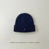 Gorros Infantiles Otoño e Invierno Engrosados Cálidos y a Prueba de Frío Tejidos de Lana para Niños y Niñas Letras Simples Medianos y Grandes Gorros Fríos para Niños
