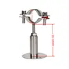 Abrazadera de Tubo Ajustable de Acero Inoxidable 304 con Base Soporte Telescópico para Tubo Clip para Tubo Abrazadera para Tubo Abrazadera para Tubo Soporte para Tubo Abrazadera