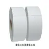 Suministro Directo de Fábrica de Rollo de Certificado de Etiqueta en Blanco de Stock Impresión de Etiquetas Térmicas para Certificados de Ropa de Gama Alta