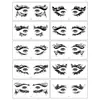 Esquina Exterior del Ojo Mariposa Europea y Americana Sexy Femenina Fiesta de Máscaras Belleza Maquillaje Maquillaje de Ojos Pegatina de Tatuaje Temporal