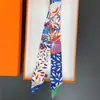 Nuevo Pañuelo Pequeño de Seda en Ángulo Estilo Francés, Elegante Chal Artístico, Cinta Decorativa, Versátil Diadema, Pañuelo Pequeño, Transfronterizo