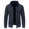 Casaco Jaqueta Suéter Cardigan Masculino Outono e Inverno com Capuz, Corte Slim, Estilo Curto, Casual Business, Várias Cores Disponíveis 6968