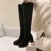 Moda Urbana Estilo Retro Americano Botas Vintage Resistentes y Elegantes para Mujer 2024 Cómodas para Usar con Faldas Zapatos de Mujer de Moda