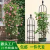 Soporte de Hierro Forjado para Plantas de Balcón, Columna de Flores, Poste de Soporte para Plantas Trepadoras y Rosas