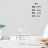 Venta al por mayor Estilo Lujo Ligero Jarrón de Vidrio Nórdico Muebles para el Hogar Accesorios Creativos Adornos Botella Transparente para Hidroponía Jarrón de Botella Marrón