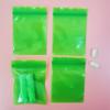 Bolsa verde autosellada, bolsa de PE, bolsa de sellado verde, bolsa de plástico de color, bolsa de accesorios de clasificación electrónica, nuevo material, paquete pequeño