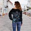 2023 nuevo transfronterizo top 3 los 3 primeros estampado de dragón 3D ropa nueva europea y americana para mujer suéter de hombros descubiertos para mujer top para mujer camisa básica Mujer