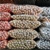 Cuentas CCB Galvanizadas Doradas con Perlas de Agujero Recto No Porosas y Cuentas Brillantes Accesorios DIY Ensartados a Mano