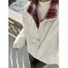 Chaqueta de retazos acolchada a cuadros gruesa de invierno transfronteriza, chaqueta de béisbol casual de primavera para hombre sin capucha con cuello alto, ropa exterior casual de moda