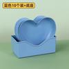 Fábrica de Origen Creativo Estilo Japonés Engrosado Plástico Forma de Corazón de Melocotón Plato para Escupir Huesos Plato Dist Plato de Fruta Plato para Snacks de Frutos Secos