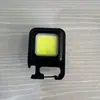 Nueva Luz Mini Llavero Cob Portátil Transfronteriza, Tipo C Recargable de Alto Brillo Luz de Trabajo, Linterna para Exteriores