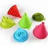 Embudo Plegable de Silicona, Embudo de Cocina Plegable para Transferencia de Líquidos, Multicolor Opcional