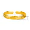 Pulseras de Cuentas Doradas de Dragón y Fénix Engrosadas de Alta Calidad, Pulseras Abiertas de Cuentas de Flor de Coche Dragón y Fénix Variadas, Pulseras de Boda
