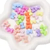 Accesorios de cuentas acrílicas frescas con agujero grande para pulseras, collares, joyería, materiales DIY hechos a mano