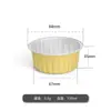 Bol para hornear de papel de aluminio engrosado, bandeja de papel específica para freidora de aire, molde para hornear reutilizable, capacillo de papel para pastel de horno