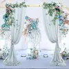 Cortina de Gasa para Arco Chifón de Perla Tela de Gasa de Belleza Arreglo para Ceremonia de Boda en Césped al Aire Libre Otros Compañeros