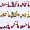 Triciclo para niños de jardín de infantes bicicleta para niños pedal coche de juguete para exteriores scooter de doble equilibrio camión