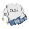 Sudadera Casual de Manga Larga con Cuello Redondo y Estampado de Letras 'Boy Mama from Son up' para Exportación de Comercio Exterior