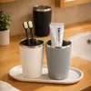 Vaso para Enjuague Bucal de Acero Inoxidable Vaso para Cepillo de Dientes Infantil Vaso para Cepillo de Dientes Alto Valor de Color Vaso para Cepillo de Dientes de Pareja Sentido Avanzado Vaso Simple para Lavar