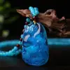 Collar de cadena para suéter con colgante de cera de abeja al por mayor resina alto sentido estilo nacional transmisión en vivo bienestar venderá joyas mujeres