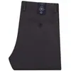 Pantalones gruesos de algodón twill elástico de cintura media, suaves, transpirables, rectos, para hombre, de otoño e invierno, casual de negocios
