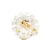 Broche Geométrico Trapezoidal de Zircônia Micro-incrustada Versátil Exquisito Novo Pin para Xale Dourado Elegante Nicho Uso Duplo para Mulheres