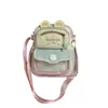 Bolso Pequeño Ligero de Estilo Coreano de Alta Apariencia para Niña para Salir, Lindo Bolso de Estudiante, Moderno Bolso Cuadrado Pequeño Cruzado de un Solo Hombro