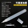 Instituições de Treinamento de Estúdio Adicionam Caneta Vazia de Acrílico com Tinta DIY Reutilizar Tubo de Caneta Vazio para Líquido de Tinta Fornecimento Transfronteiriço