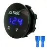 Cargador de Coche Cargador de Coche para Motocicleta Cargador de Teléfono Móvil Accesorios de Modificación Voltímetro Led Pantalla Digital DC Cargador de Coche