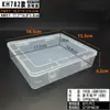 [Caja con Más de 50 Tipos de Cajas Vacías de Plástico PP] Caja de Embalaje Transparente, Caja para Piezas de Plástico, Caja de Almacenamiento para Juguetes y Papelería