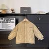 Xianao 2023 Ropa de invierno para niños, abrigo acolchado de algodón para niños, abrigo cálido de estilo coreano bordado a juego, abrigo acolchado de algodón de invierno para niños