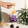 Decoraciones Colgantes de Árbol de Navidad Tejidas a Crochet de Lana Creativas Piezas Decorativas de Atmósfera Navideña Tejidas a Crochet Terminadas