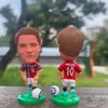 Figuras de Selecciones Nacionales Temáticas de Fútbol: Yamal, Haaland, Brasil, Argentina, España, C. Muñecos de Ronaldo, Messi