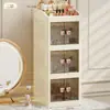 Caja de Almacenamiento Plegable Apilable para Labiales, Cosméticos y Productos de Cuidado de la Piel; Gabinete de almacenamiento para cosméticos; Palabra Clave Transfronteriza