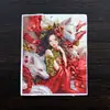 Pintura Thangka Dorada de Color al por Mayor Núcleo Zorro de Nueve Colas Hada Zorro Zakiram Vida Pasada y Vida Presente Thangka con Dorado Espolvoreado Tarjeta de Lienzo Núcleo