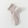 Meias Sociais Masculinas Zhuji, Estilo Verão Fino, Meias de Algodão Puro de Ângulo Reto, Absorventes de Suor Masculinas, Resistentes a Odores, Meias Cano Baixo com Malha e Sola de Massagem