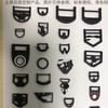 Colgante marca de ropa en stock anillos de etiqueta de aleación personalizados cabeza de cuerda para joyería joyería suyp1