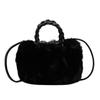 Bolso de mujer 2023 bolso de hombro felpa nube suave bolso de mujer versátil nuevo a la moda alta textura portátil con cordón bolso de hombro