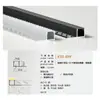 Canal de Luz Lineal LED Carcasa Luz Lineal para Gabinete Empotrado Canal de Luz Lineal Tira de Luz Decorativa de Aleación de Aluminio Fabricante de Canal de Aluminio