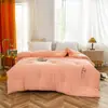 Edición Nueva Popular 2025 del Fabricante, Disponible en Stock, Colcha de Algodón Lavado y Fibra de Soja Transmitida en Vivo, Colcha de Primavera/Otoño, Colcha de Verano, Núcleo de Colcha