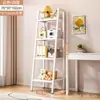 Estantería Trapezoidal Estantería Estante de Almacenamiento de Pie Dormitorio Hogar Multicapa Hierro Estante de Exhibición de Almacenamiento Sala de Estar Almacenamiento de Snacks Uso en el Hogar