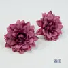 Flores Artificiales Materiales para Manualidades Flor Hecha a Mano Pasador de Pelo Adorno para la Cabeza Sombrero Accesorios de Flor Estilo Nórdico Color Otoño Gerbera Flores para Decoración del Hogar