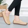 Zapatos Mocasines para Mujer de Piel de Ante Slip on Mocasines Zapatos Planos Transpirables Ligeros Zapatos Náuticos
