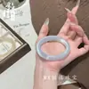 Pulsera de Piedra Ojo de Gato Color Macarrón Estilo Chino para Niña, Lujo Ligero Dopamina Exquisita Versátil Sedosa Nuevo Accesorio Hanfu