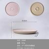 Vajilla de Melamina Estilo Nórdico Plato de Cena para el Hogar Plato Macaron para Bistec Occidental Italiano Tela Doble Color Venta al por Mayor