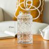 Transparente Simples Vaso De Vidro High-end Sense Ornaments Ins Estilo Decoração De Casa De Alto Valor Hidropônico Hidropônico Conjunto De Flores