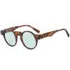 Gafas de Sol Redondas Transfronterizas Nueva Ronda Espejo de Príncipe Coloridas Artísticas Decorativas de Exhibición Marco Pequeño para Hombres y Mujeres T22118