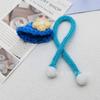 Conjunto de Cachecol e Chapéu de Boneca de Algodão de 15cm Outono e Inverno Chapéu de Lã Boneca Estrela Chapéu de Natal Presente Fofo